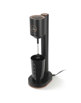 Φραπιέρα Επιτραπέζια Human HU-567 με Ποτήρι 500ml 110W Black Wood
