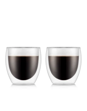 Σετ 2 Ποτήρια Διπλού Τοιχώματος Bodum Pavina 4558-10 250ml