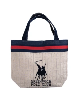 GREENWICH POLO CLUB ΤΣΑΝΤΑ ΘΑΛΑΣΣΗΣ 55Χ40 ESSENTIAL 5226 BLUE, TAUPE