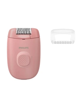 Philips Satinelle Essential BRE227/00 Αποτριχωτική Μηχανή με Καλώδιο - Ροζ