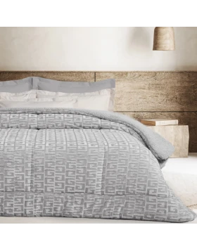 DAS HOME ΚΟΥΒΕΡΤΟΠΑΠΛΩΜΑ SHERPA ΥΠΕΡΔΙΠΛΟ 1392 GREY