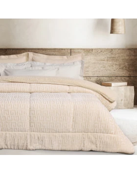 DAS HOME ΚΟΥΒΕΡΤΟΠΑΠΛΩΜΑ SHERPA ΥΠΕΡΔΙΠΛΟ 1394 BEIGE