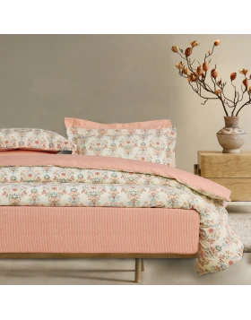 DAS HOME ΣΕΤ ΣΕΝΤΟΝΙΑ ΜΟΝΑ ΜΕ ΛΑΣΤΙΧΟ CASUAL 5455 MULTICOLOR