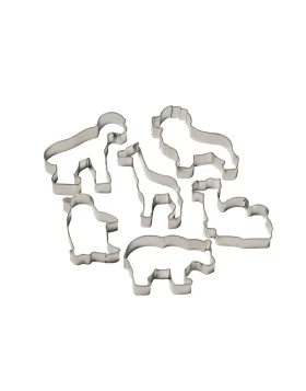 Σετ 6 μεταλλικά κουπάτ μπισκότων Guardini Zoo GU15642