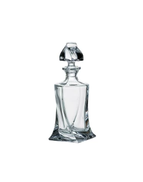 Κρυστάλλινη καράφα ουίσκι Crystalite Bohemia Quadro 