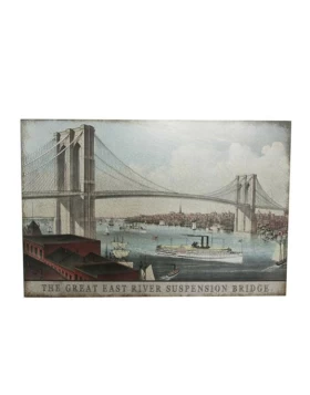 Ξύλινος πίνακας  A&I Decoration 48294