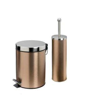 Σετ κάδος πεντάλ 5 lt και πιγκάλ B4Bath Esprit μπρονζέ