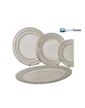 Σετ πιάτα φαγητού 20 τμχ πορσελάνη Platinum Lines