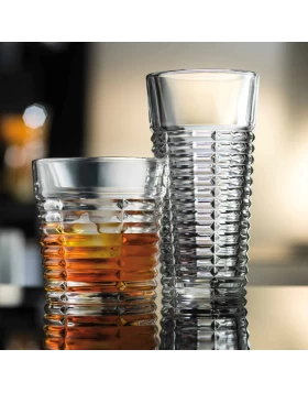 Σετ 12 ποτήρια 6 σωλήνα 6 ουίσκι La Rochere Tempo