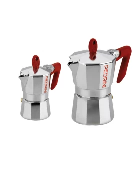 Σετ 2 μπρίκια espresso 1 & 3 φλυτζανιών Pedrini W1273