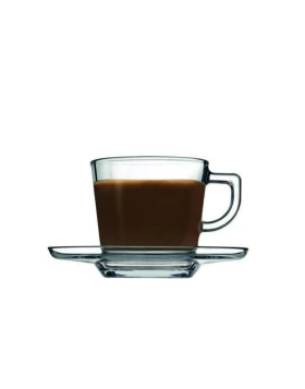 Σετ 6 φλυτζάνια πιατάκια cappuccino Pasabahce 95307