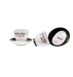 Σετ 2 φλυτζάνια πιατάκια espresso 110 ml Evigri 0198/COF