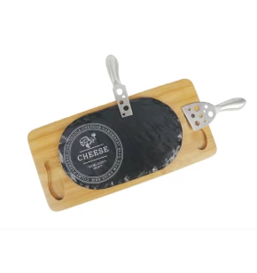 Πλατό σερβιρίσματος τυριών 34 εκ. Cryspo Trio 65.000.152 (7722)
