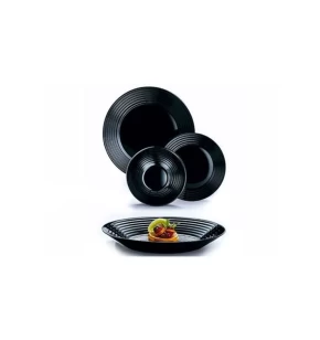 Σετ πιάτα 18 τμχ Luminarc Harena Black 