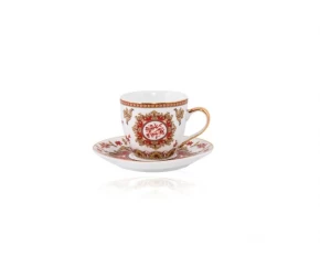 Σετ 6 φλυτζάνια πιατάκια καφέ 90 ml Oriana Ferelli 3295-1659B