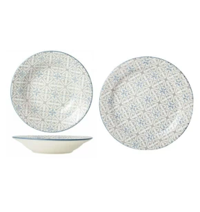 Σετ πιάτα 18 τμχ stoneware Cosy & Trendy Trinidad 