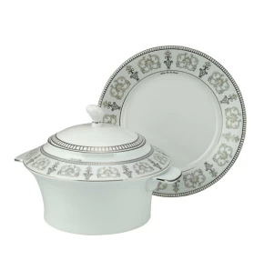 Σετ πιάτα φαγητού 72 τμχ WM Collection 17278 Platinum