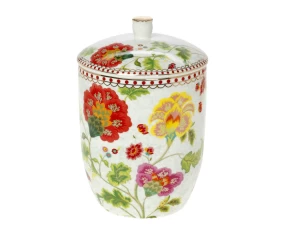 Μπισκοτιέρα πορσελάνη 1.75 lt Cryspo Trio Floral 