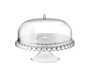 Ακρυλική τουρτιέρα με πόδι 36 εκ. Guzzini Tiffany Clear