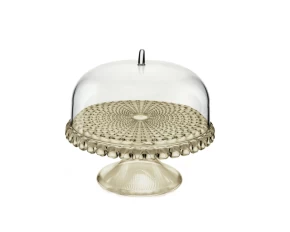 Ακρυλική τουρτιέρα με πόδι 30 εκ. Guzzini Tiffany Sand