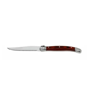 Μαχαίρι Steak Antique Cut με Λαβή Ξύλου - 23 εκ. - New Blade Espiel STK112
