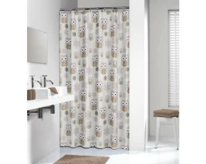 Κουρτίνα μπάνιου 180 εκ. Sealskin peva Owl Sand 