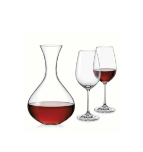 Σετ καράφα και 6 ποτήρια κρασιού Bohemia Viola 