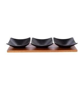 Βάση με 3 μπολ για ντιπ 39.5 εκ. Cryspo Trio 65.000.210