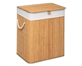 Καλάθι απλύτων Bamboo 40 χ 30 χ 50 εκ. 5Five 161045A