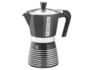 Καφετιέρα μπρίκι espresso 6 φλ. Pedrini Infinity Rock Dark Grey