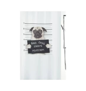 Υφασμάτινη κουρτίνα μπάνιου 180 x 200 εκ. Spirella Bad Dog