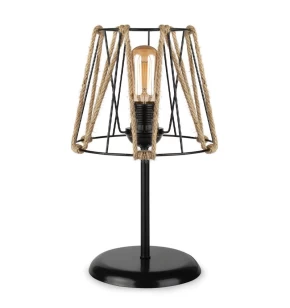 ΕΠΙΤΡΑΠΕΖΙΟ ΦΩΤΙΣΤΙΚΟ Fylliana 235 ΜΑΥΡΟ 22*35εκ E27 Fylliana 892-221-018