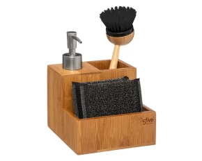 Αντλία σαπουνιού κουζίνας - organizer bamboo Five 167770