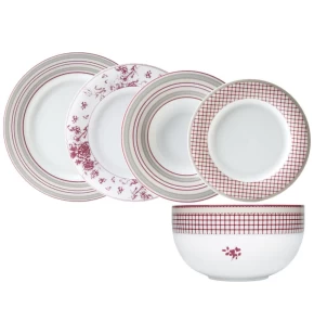 Σετ πιάτα φαγητού 20 τμχ πορσελάνη Ionia Εξοχή 