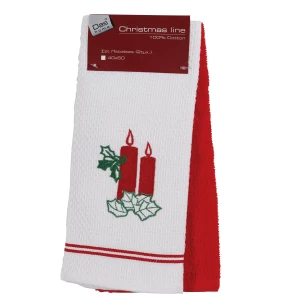 DAS HOME CHRISTMAS ΠΟΤΗΡΟΠΑΝΑ ΣΕΤ 2ΤΜΧ 40X60 0629