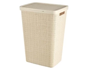 Καλάθι απλύτων 58 lt (43 x 34 x 60 εκ.) Curver Jute Beige 