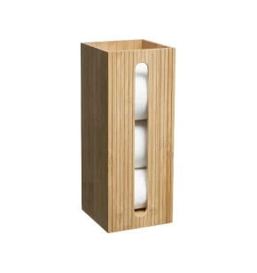 Ξύλινη θήκη για ρολά υγείας bamboo 14,5 χ 36 εκ. 5Five 174539