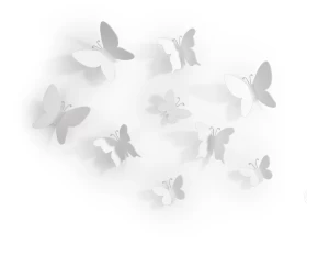 Διακοσμητικό τοίχου Umbra πεταλούδες (σετ 9 τμχ) Mariposa