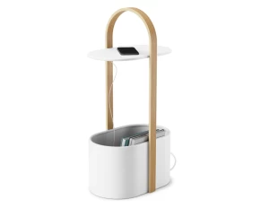 Αποθηκευτικό τραπεζάκι Bellwood Umbra White/Natural 1013760-668