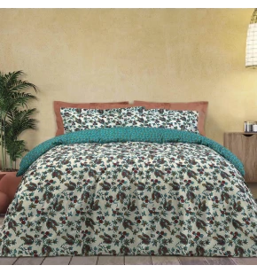 DAS HOME ΣΕΤ ΣΕΝΤΟΝΙΑ ΔΙΠΛΑ CASUAL ΜΕ ΛΑΣΤΙΧΟ 5401 ΜΠΟΡΝΤΩ, ΠΕΤΡΟΛ, ΩΧΡΑ