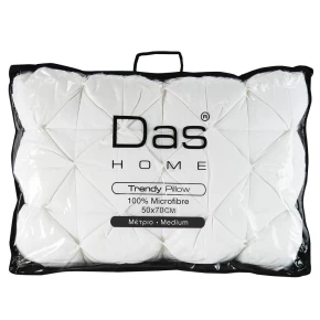 DAS HOME ΜΑΞΙΛΑΡΙ TRENDY 50Χ70 1032 ΛΕΥΚΟ