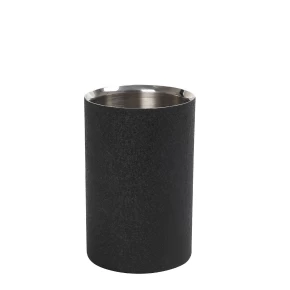 WINE COOLER ΑΝΟΞΕΙΔΩΤΟ ΔΙΠΛΟΤΟΙΧΟ ΑΣΗΜΙ-ΜΑΥΡΟ 1.45LT 12X18EK Espiel LMC105