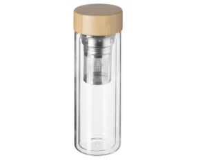 Ισοθερμική διπλότοιχη γυάλινη φιάλη 400 ml Secret De Gourmet 160717 