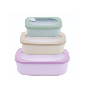 Σετ 3 πλαστικά φαγητοδοχεία Pedrini 04GD268