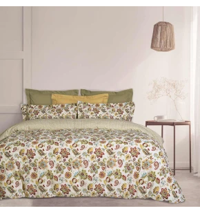 DAS HOME ΣΕΤ ΣΕΝΤΟΝΙΑ ΥΠΕΡΔΙΠΛΑ CASUAL ΜΕ ΛΑΣΤΙΧΟ 5409 ΕΚΡΟΥ, ΚΟΚΚΙΝΟ, ΠΡΑΣΙΝΟ