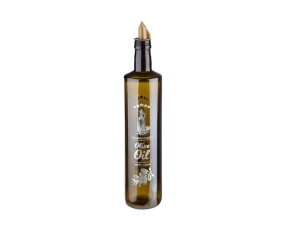 Γυάλινο μπουκάλι λαδιού 750 ml με ροή Marva Premium 846001-1