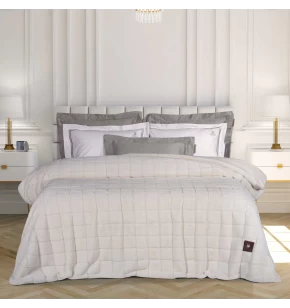 GREENWICH POLO CLUB ΚΟΥΒΕΡΤΟΠΑΠΛΩΜΑ FAUX FUR-FLANNEL ΥΠΕΡΔΙΠΛΟ 3451 ΙΒΟΥΑΡ