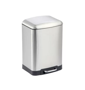 Ανοξείδωτος κάδος πεντάλ 6 lt soft close Ankor 829330