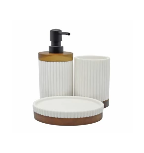 Σετ μπάνιου 3 τμχ πολυεστερικό Ankor 829521S3T