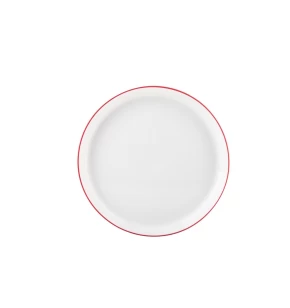 Πιάτο φρούτου 21 εκ. πορσελάνη Ionia Symmetry Red